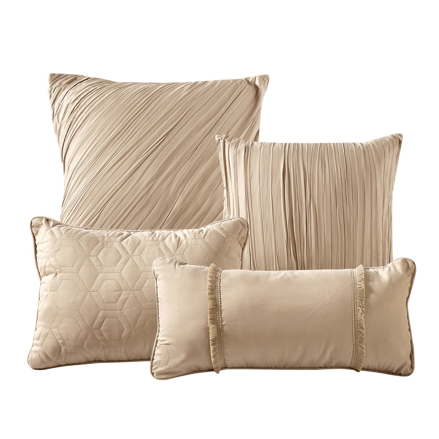 Sikina Elegant Brushed Comforter Set - 7 Piece Set